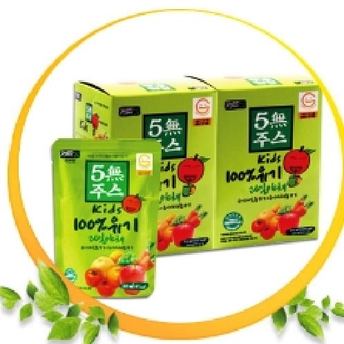 Organic 5-Free Kids organic fruit and Vegetable juice